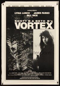 2x276 VORTEX 1sh '82 Lydia Lunch, rare modern independent film noir!