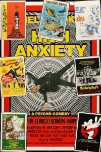 3a051 LOT OF 13 FOLDED ONE-SHEETS '59 - '88 High Anxiety, Captain Nemo, Murder By Death & more!