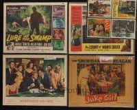 3a054 LOT OF 100 LOBBY CARDS '40 - '80 Juke Girl, Dead Eyes of London, Zane Grey & more!