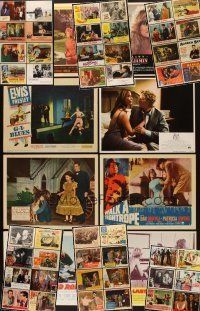 3a065 LOT OF 54 LOBBY CARDS '50s-80s great images from a variety of different movies!