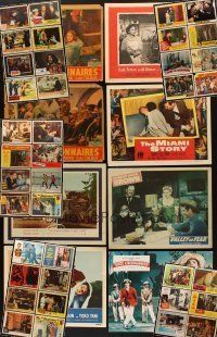 3a071 LOT OF 46 LOBBY CARDS '30s-80s great images from a variety of different movies!