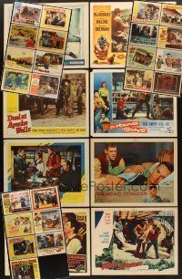 3a074 LOT OF 31 LOBBY CARDS '50s many great images from mostly western titles!