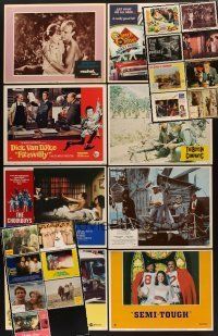 3a081 LOT OF 24 COMPLETE & INCOMPLETE LOBBY CARD SETS '60 - '80 Sinatra, Cheech & Chong & more!