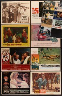 3a084 LOT OF 15 COMPLETE & INCOMPLETE LOBBY CARD SETS '46 - '80 Red Ryder, Sgt. Pepper & more!