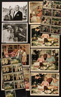 3a119 LOT OF 23 COLOR STILLS FROM THE MATING GAME '59 Debbie Reynolds, Tony Randall