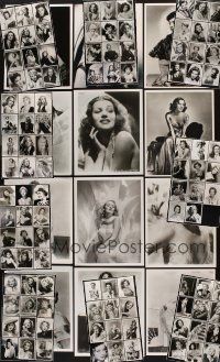 3a125 LOT OF 119 1980s 8X10 REPRO ACTRESS PORTRAITS '80s Marilyn Monroe & alll classic sexy stars