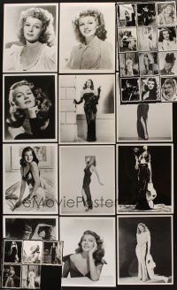 3a127 LOT OF 29 RITA HAYWORTH 1980S 8X10 REPRO PORTRAITS '80s best images of the sexy legend!