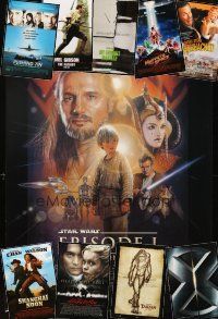 3a178 LOT OF 44 UNFOLDED DOUBLE-SIDED ONE-SHEETS '94 - '04 Star Wars Episode I & much more!