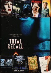3a179 LOT OF 43 UNFOLDED DOUBLE-SIDED ONE-SHEETS '90 - '06 Total Recall, Innocent Blood & more!