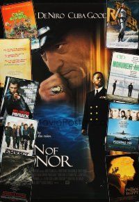 3a183 LOT OF 41 UNFOLDED DOUBLE-SIDED ONE-SHEETS '94 - '04 Men of Honor, Perfect Storm & more!
