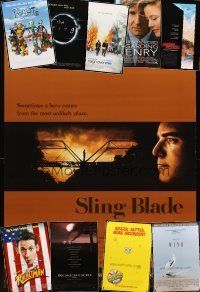 3a190 LOT OF 35 UNFOLDED DOUBLE-SIDED ONE-SHEETS '80 - '07 Sling Blade, Spongebob, Ring & more!