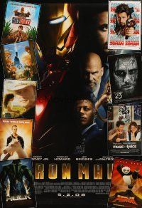 3a199 LOT OF 30 UNFOLDED DOUBLE-SIDED ONE-SHEETS '00s Iron Man, Hulk, Harold & Kumar 2 + more!