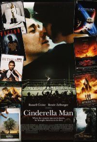 3a206 LOT OF 26 UNFOLDED DOUBLE-SIDED ONE-SHEETS '93 - '07 Cinderella Man, 77th Oscars + more!