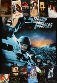 3a211 LOT OF 13 UNFOLDED ONE-SHEETS '89 - '97 Starship Troopers, Jurassic Park & more!