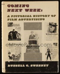3a418 COMING NEXT WEEK first edition hardcover book '73 many great movie advertisement images!