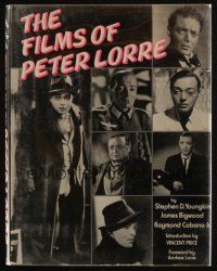 3a420 FILMS OF PETER LORRE first edition hardcover book '82 an illustrated biography of the star!