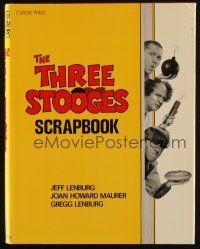 3a432 THREE STOOGES SCRAPBOOK first edition hardcover book '82 filled with information & pictures!