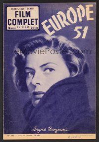 3a412 GREATEST LOVE French magazine '51 special issue of Film Complet about this movie!