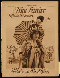 3a264 MADAME SANS GENE German program '26 different images of pretty Gloria Swanson!