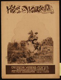 3a279 SKY HIGH German program '22 great images of cowboy Tom Mix & Tony the Wonder Horse!