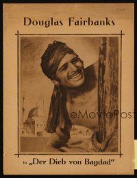 3a286 THIEF OF BAGDAD German program '25 wonderful different images of Douglas Fairbanks!