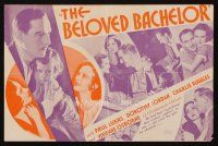 3a301 BELOVED BACHELOR herald '31 Paul Lukas is a great lover & charming rascal!