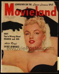 3a385 MOVIELAND magazine Jan 1953 sexy Marilyn Monroe stars in Niagara & Gentlemen Prefer Blondes!