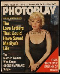3a395 PHOTOPLAY magazine June 1963 the love letters that could have saved sexy Marilyn Monroe!