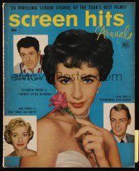 3a406 SCREEN HITS ANNUAL magazine 1951 Elizabeth Taylor, Alan Ladd, Streetcar Named Desire + more!