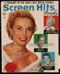 3a409 SCREEN HITS ANNUAL magazine 1954 Janet Leigh, Marilyn Monroe, Ladd, Roman Holiday & more!