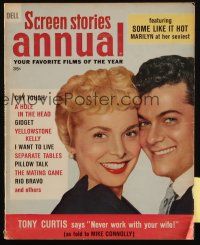 3a399 SCREEN STORIES magazine 1960 Janet Leigh & Tony Curtis, Marilyn Monroe, annual issue!