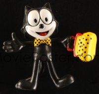 3a561 FELIX THE CAT Applause bendable figure '89 holding his magic bag of tricks!