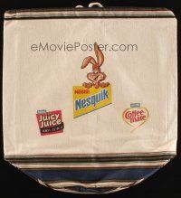 3a588 NESTLE product promotional gym bag '90s Nesquick Bunny, Juicy Juice, Coffee-Mate!