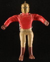 3a563 ROCKETEER poseable Bend-ems action figure '91 Disney, really cool toy in full costume!