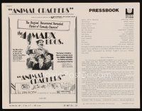 3a723 ANIMAL CRACKERS pressbook R74 all four Marx Brothers in a classic of comedy classics!