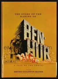 3a442 BEN-HUR hardcover program book '60 Charlton Heston, William Wyler classic religious epic!