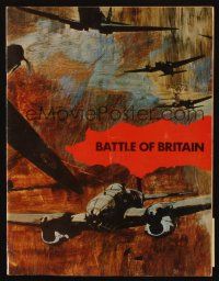 3a439 BATTLE OF BRITAIN English program book '69 all-star cast in historical World War II battle!