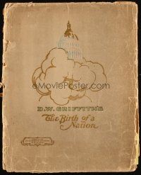 3a451 BIRTH OF A NATION program book '15 D.W. Griffith's post-Civil War tale of the Ku Klux Klan!