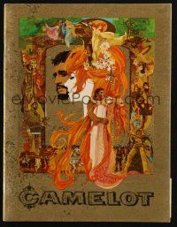 3a455 CAMELOT program book '68 Richard Harris as King Arthur, Vanessa Redgrave as Guenevere!