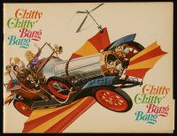 3a456 CHITTY CHITTY BANG BANG program book '69 Dick Van Dyke, artwork of wild flying car!