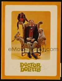 3a463 DOCTOR DOLITTLE program book '67 Rex Harrison speaks with animals, Richard Fleischer!
