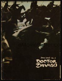 3a464 DOCTOR ZHIVAGO program book '65 Omar Sharif, Julie Christie, David Lean English epic!