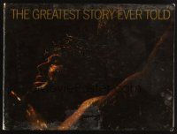 3a482 GREATEST STORY EVER TOLD hardcover program book '65 George Stevens, Max von Sydow as Jesus!