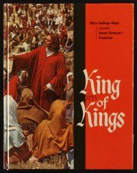 3a488 KING OF KINGS hardcover program book '61 Nicholas Ray epic, Jeffrey Hunter as Jesus!