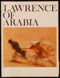 3a490 LAWRENCE OF ARABIA program book '63 David Lean classic starring Peter O'Toole, cool content!