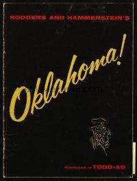 3a504 OKLAHOMA program book '56 Gordon MacRae, Shirley Jones, Rodgers & Hammerstein musical!