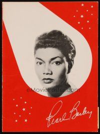 3a505 PEARL BAILEY REVUE stage show program book '60s wonderful images of the great R&B singer!