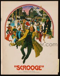3a511 SCROOGE program book '71 Albert Finney as Ebenezer Scrooge, classic Charles Dickens story!
