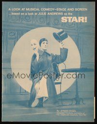 3a517 STAR program book '68 Julie Andrews as Gertrude Lawrence, directed by Robert Wise!