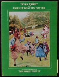 3a520 TALES OF BEATRIX POTTER program book '71 great images of Peter Rabbit & fantasy animals!